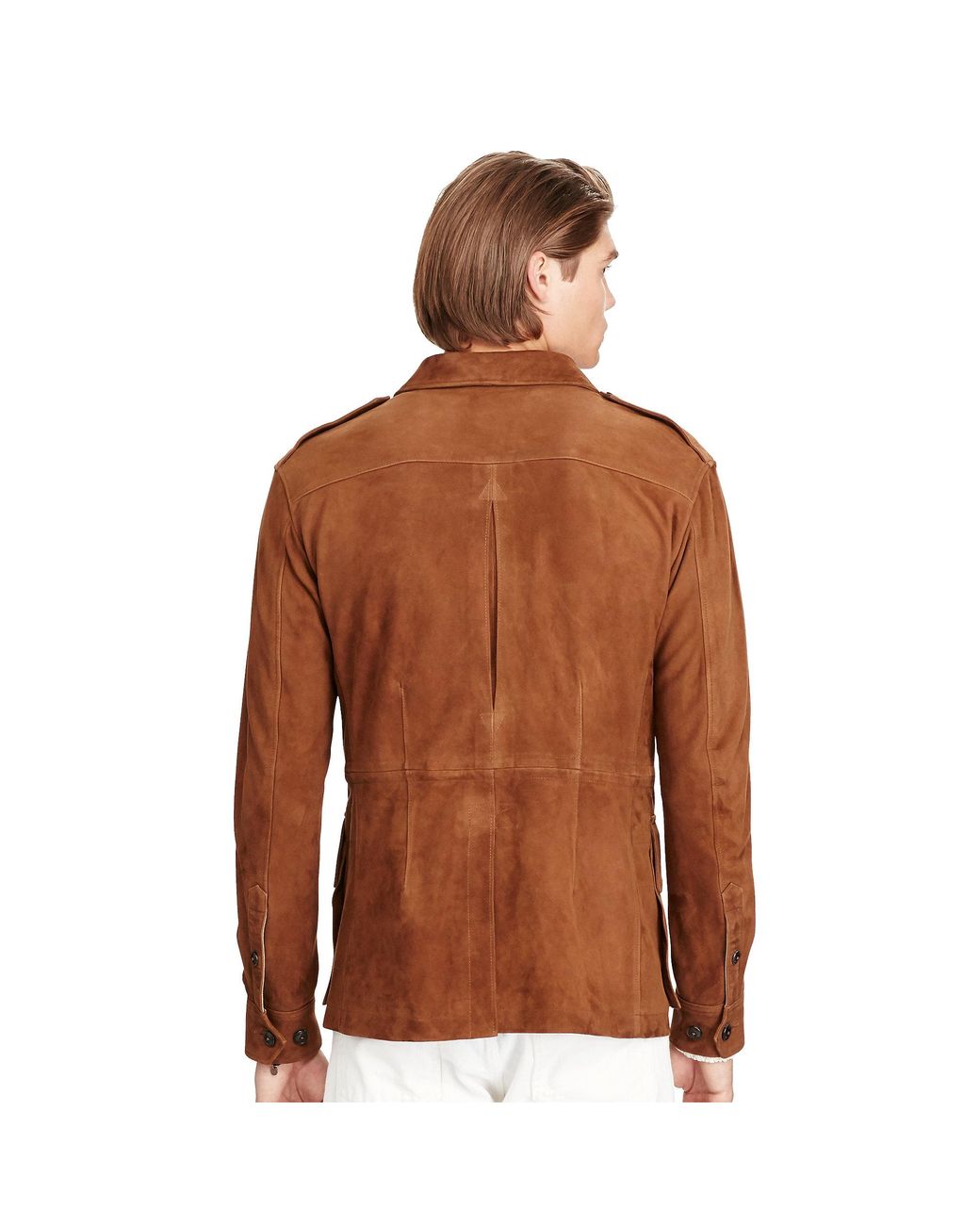 Ralph lauren hot sale suede safari jacket